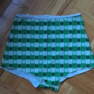 Shamrock spandex shorts